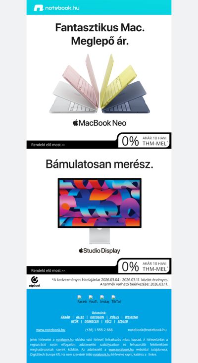 Az Apple munkakörnyezet új szintje