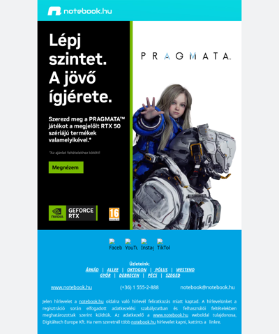 🎮 Lépj szintet RTX teljesítménnyel