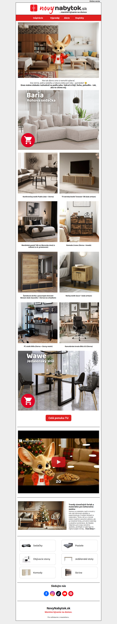 🕊️ Oslávte slobodu po svojom – aj vo výbere nábytku