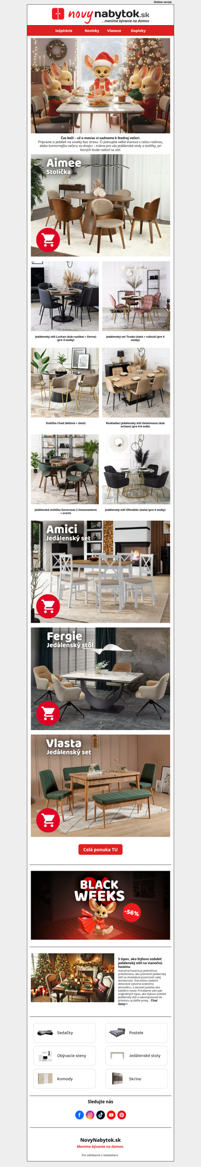 🎄 Mesiac do Vianoc – pripravte stôl pre všetkých, ktorých máte radi