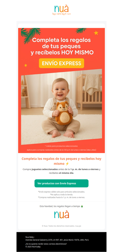 Completa los regalos de tus peques y recíbelos HOY MISMO 🎁⚡