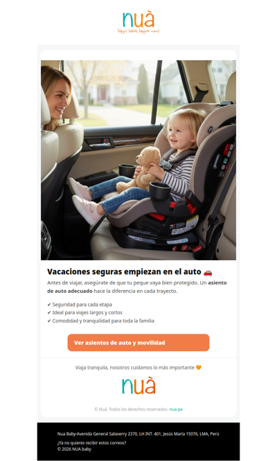 Viaja seguro estas vacaciones 🚗🧡