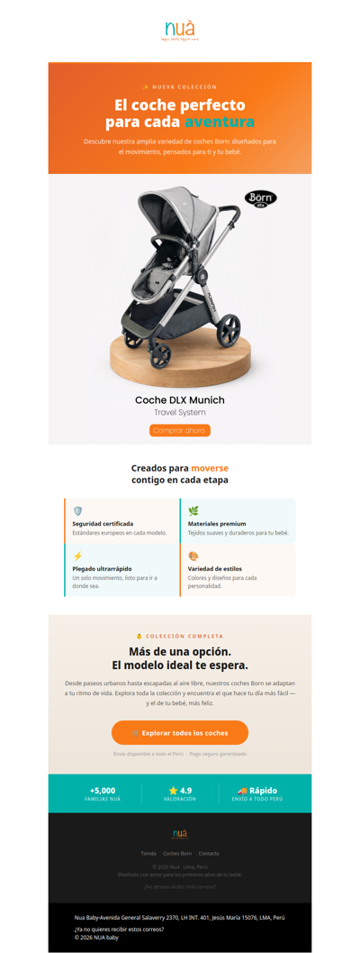 El coche perfecto para tu bebé está aquí 🧡