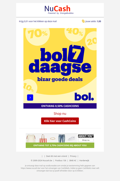 Bizar goede deals tijdens de bol7daagse