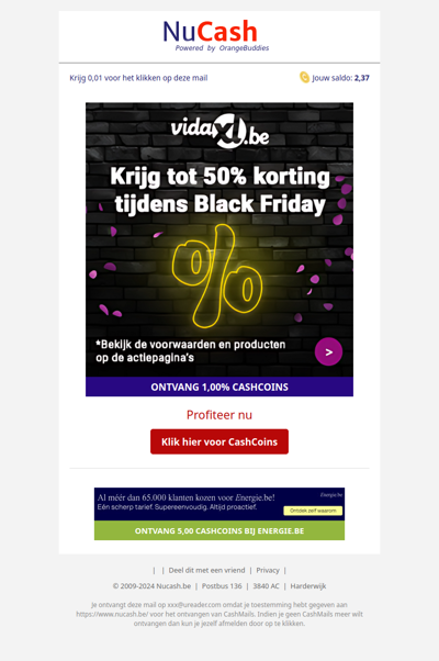 Krijg tot 50% korting tijdens Black Friday