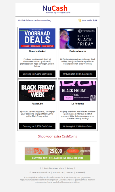 Breek de werkweek met deze Black Friday deals!