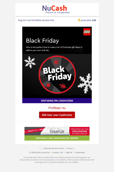 Geniet van de kortingen tijdens de Black friday!