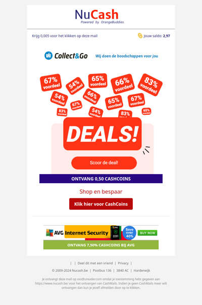 Ontdek de beste deals bij Collect & Go!