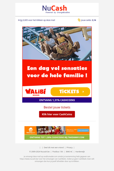 Een dag vol sensatie voor het hele gezin bij Walibi.com