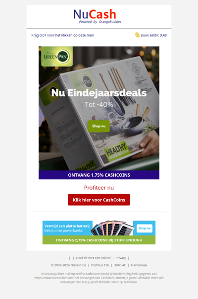 Nu eindejaarsdeals tot -40% korting!