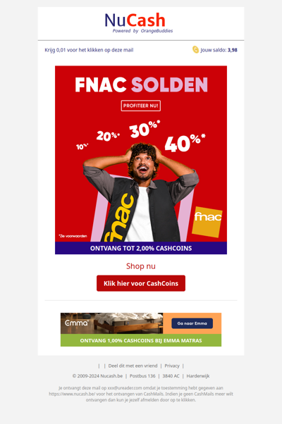 Fnac solden tot 40% korting!