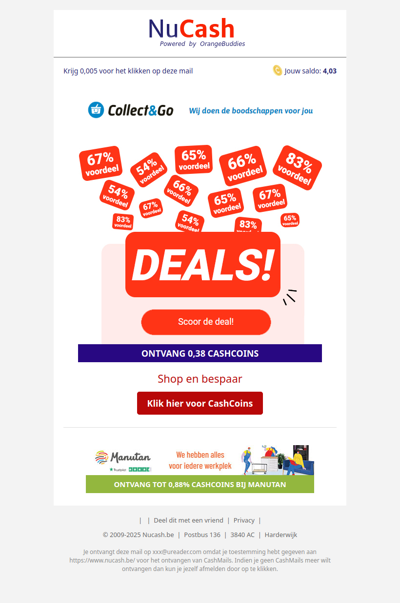 Ontdek de beste deals bij Collect & Go!