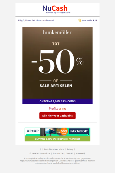 Tot 50% korting op sale artikelen