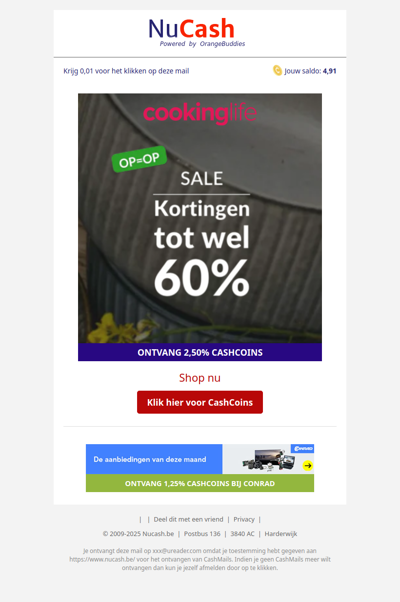 SALE tot wel 60% korting