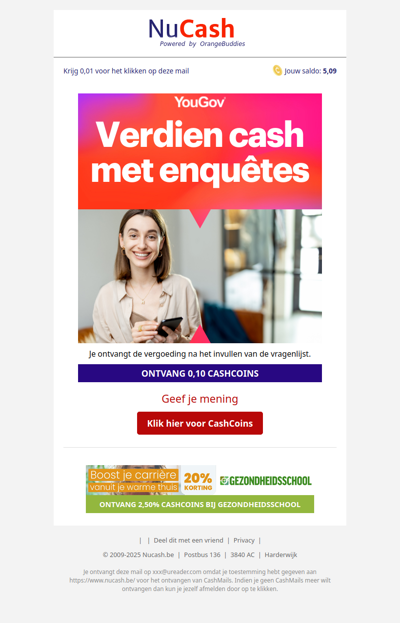 Verdien geld met jouw mening!