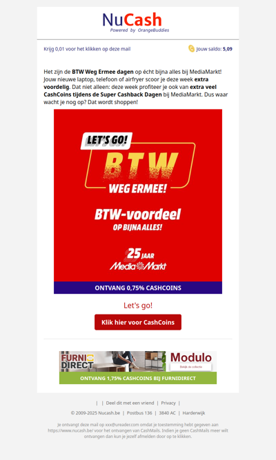 Nu bij MediaMarkt BTW Weg Ermee op écht bijna alles.