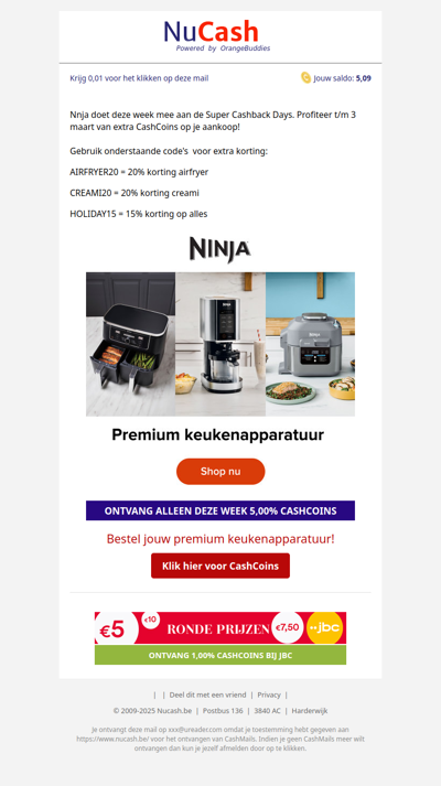 Shop de premium keukenapparatuur van Ninja!