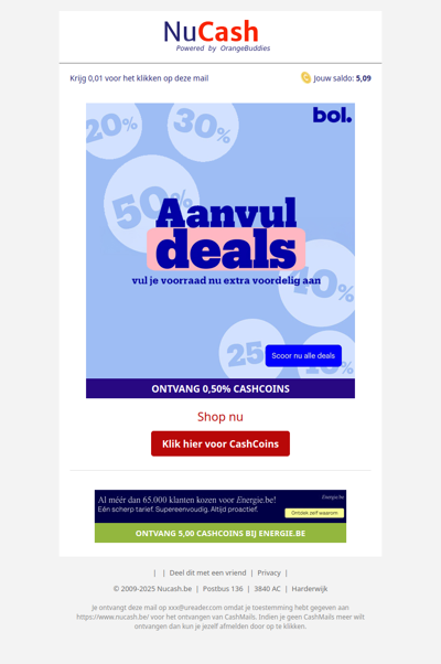 Aanvul Deals bij BOL.