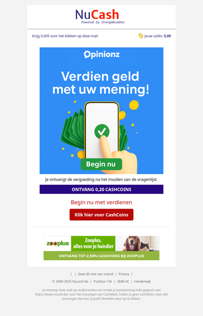 Geef jouw mening en verdien beloningen!