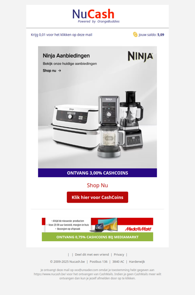 Ontdek de huidige aanbiedingen van Ninja