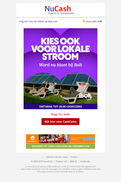 Kies voor duurzame stroom van Bolt Energie!