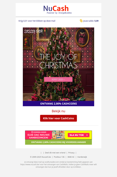 Shop de nieuwste kerst collectie van Sissy-Boy!