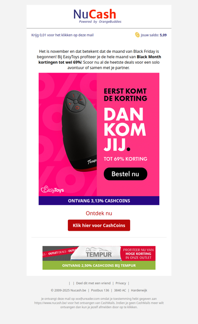 Profiteer van black friday kortingen tot 69% bij EasyToys