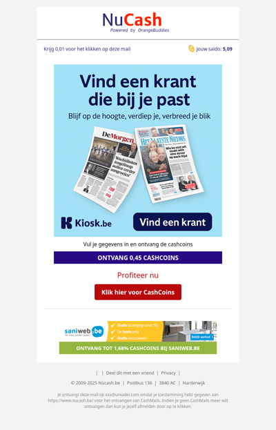 Vind een krant die echt bij je past!