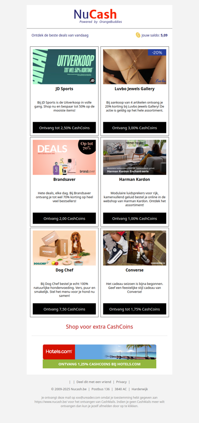 6 nieuwe deals aan het begin van het weekend!