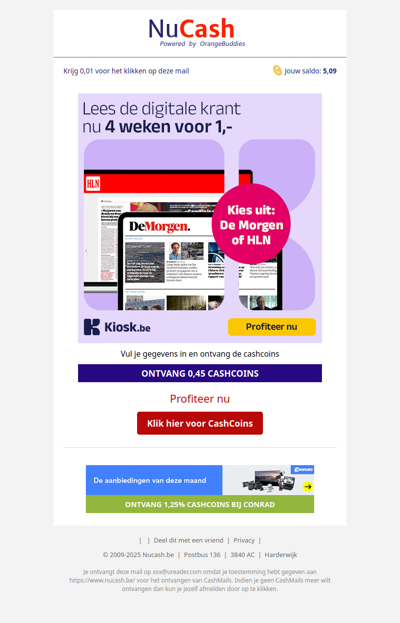 Lees de digitale krant nu 4 weken voor 1,- EUR!