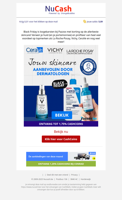 Korting op skincare tijdens de Black Friday sale van Pazzox!