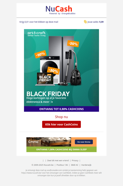 Hoge kortingen bij Art & Craft