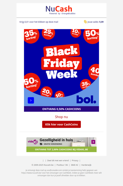 Tot 50% korting bij bol!