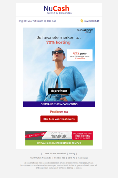 Jouw favoriete merken tot 70% korting