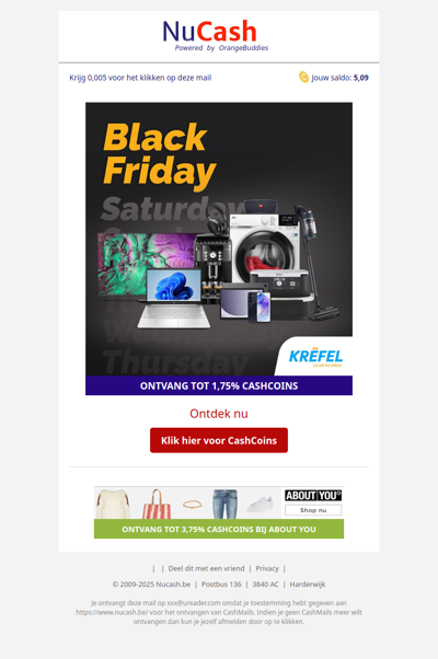 Profiteer van Black Friday deals bij Krefel!