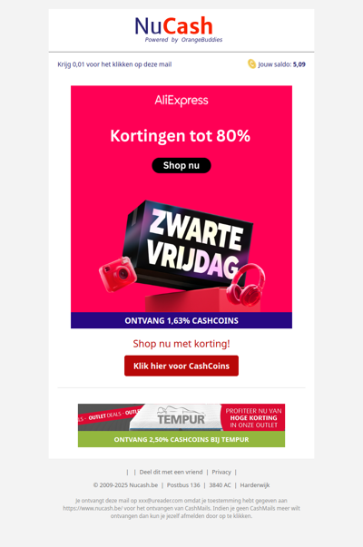 Tot 80% korting bij AliExpress!