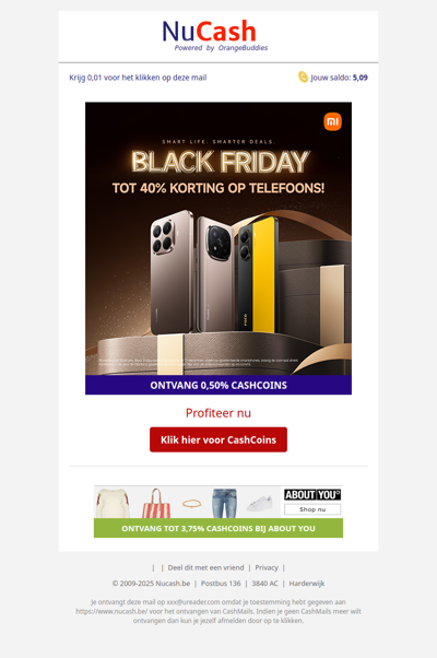 Tot 40% korting op Xiaomi telefoons!