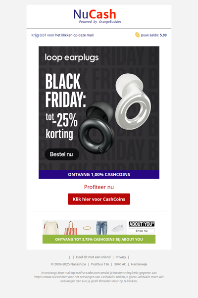 Tot 25% korting op Loop Earplugs