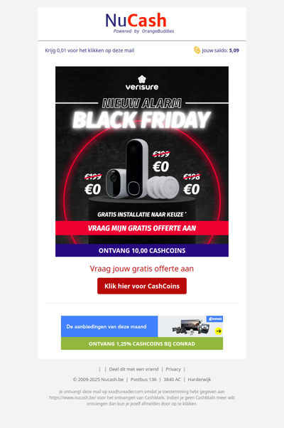 Gratis installatie van jouw alarm met Verisure!