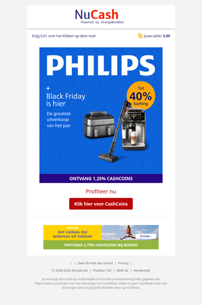 Tot 40% korting bij Philips