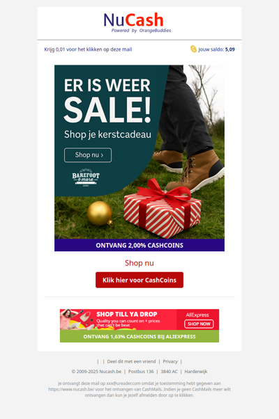 Sale bij Barefoot & More!