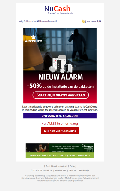 50% korting op je alarminstallatie