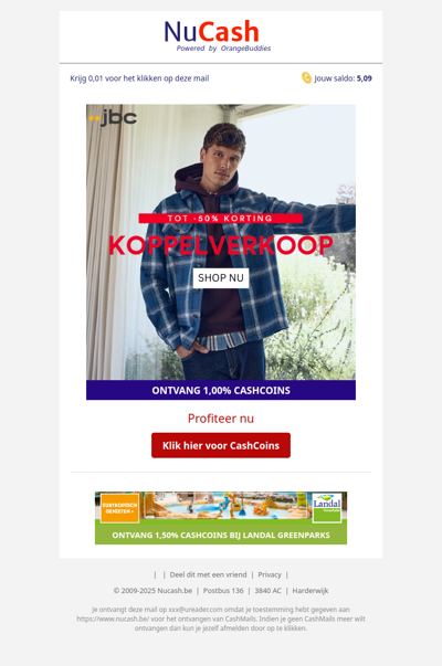 Tot 50% korting bij JBC!