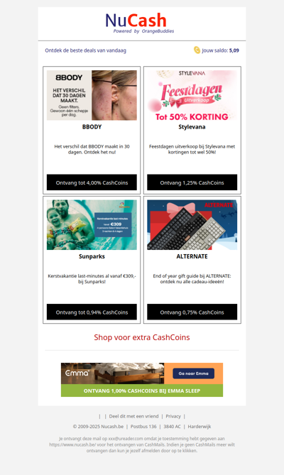 Begin je week goed met deze TOP deals!