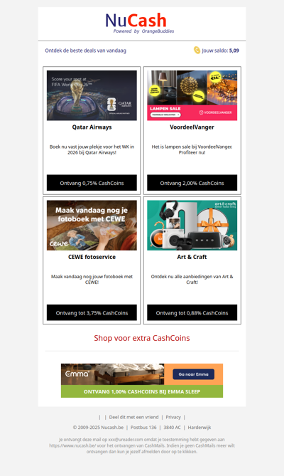 Begin je week met 4 TOP deals!