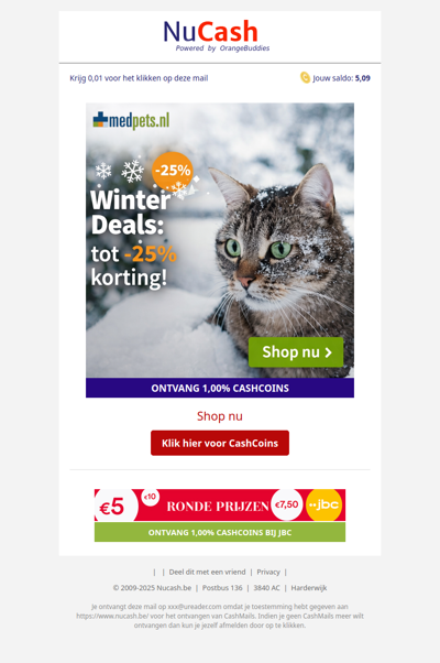 Tot 25% korting bij Medpets!