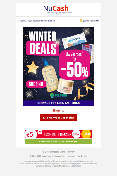 Tot 50% korting bij Medi-Market!