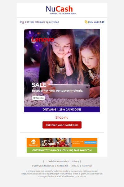 Tot 48% korting bij Lenovo