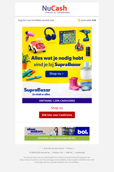 Alles wat je nodig hebt, vind je bij Supra Bazar!