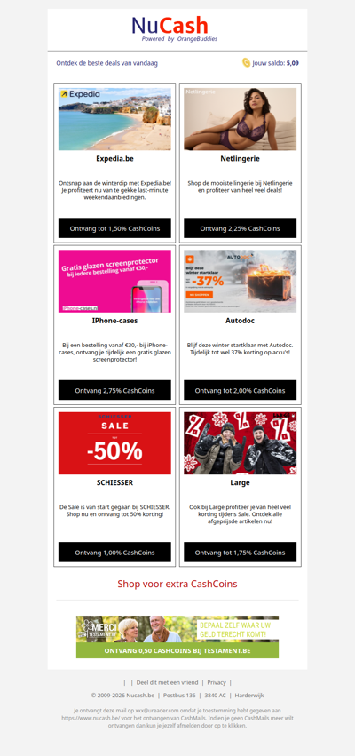 Breek de werkweek met deze 6 deals!